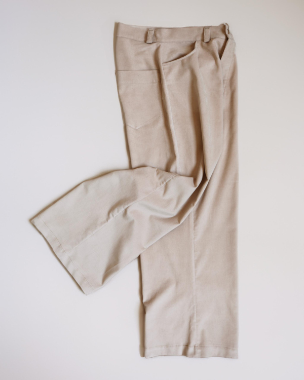 100% cotton corduroy baggy pants